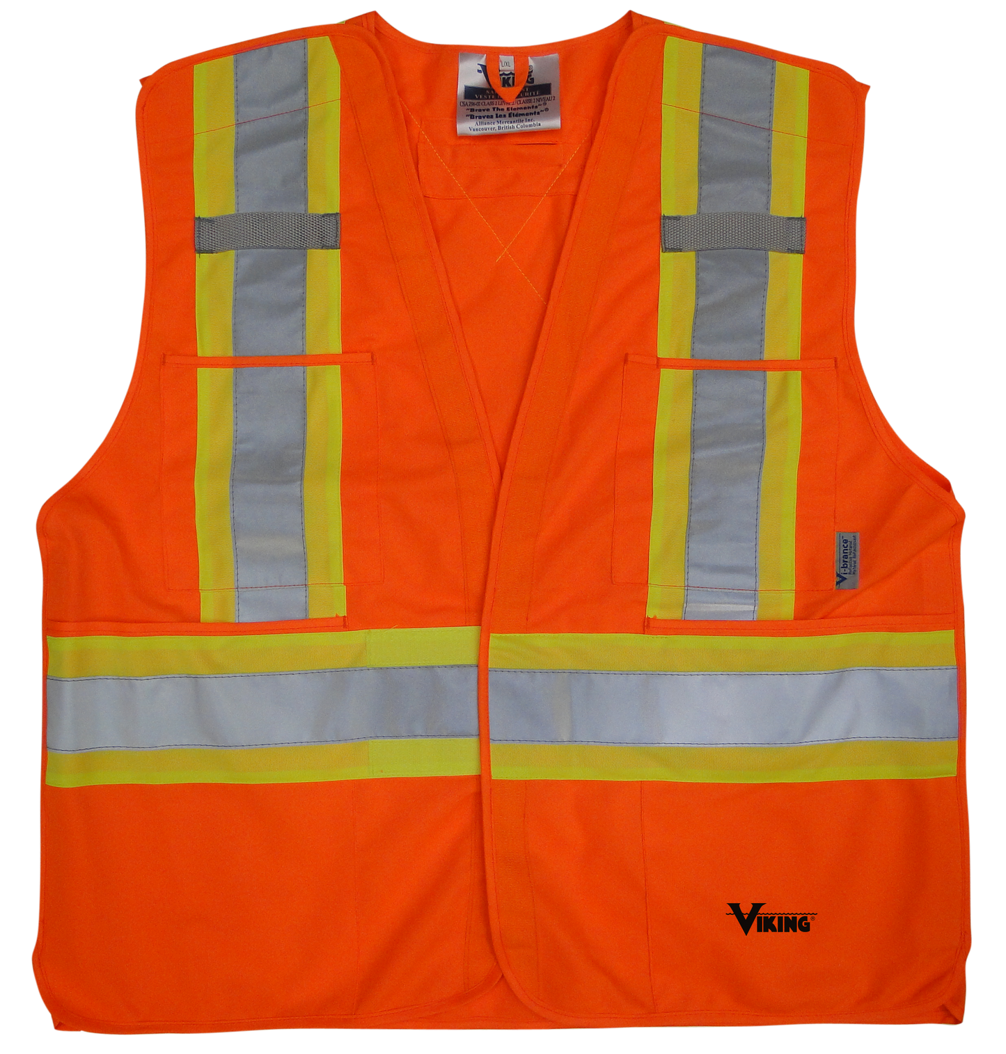 6135O Viking® 5pt. Tear Away Safety Vest