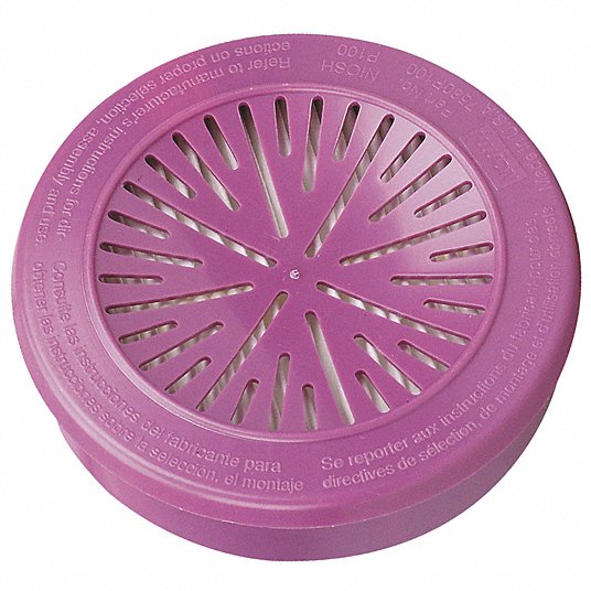 PARTICULATE FILTER, MAGENTA, NIOSH P100, 99.97% EFFICIENCY