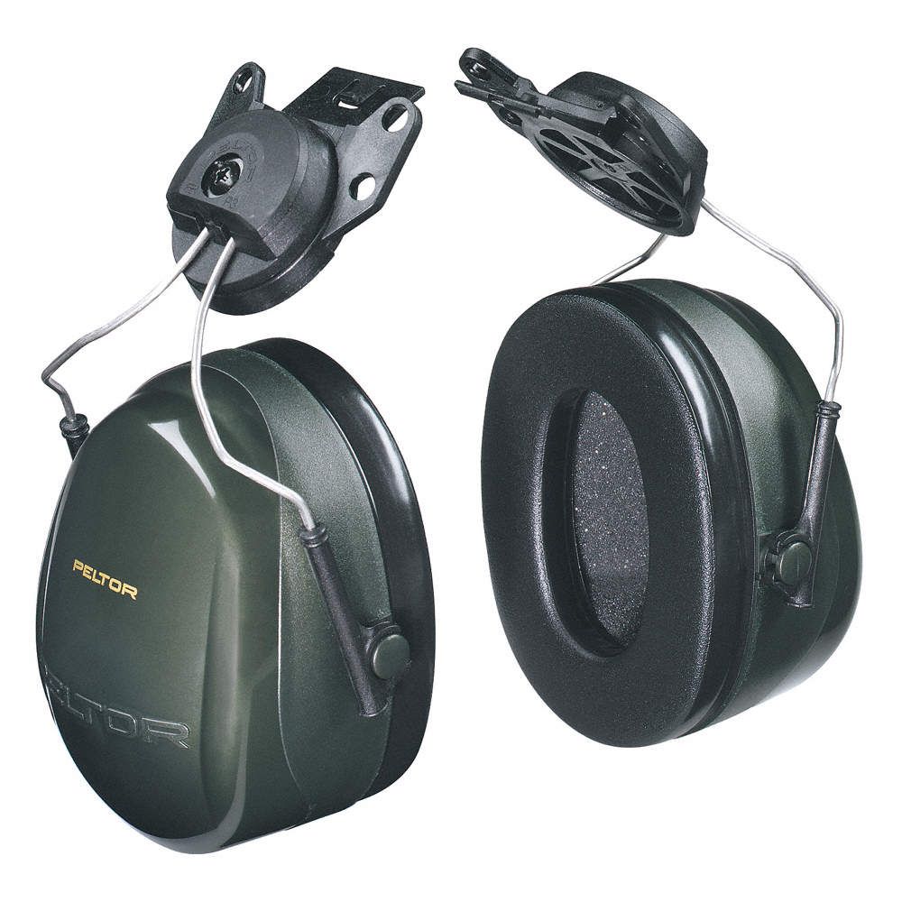 3M - EAR MUFF-PELTOR GREEN - CAP MOUNT - H7P3E