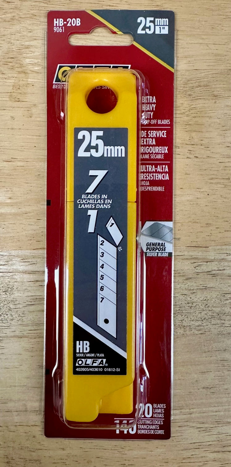 Olfa Heavy Duty Blades HB20-B