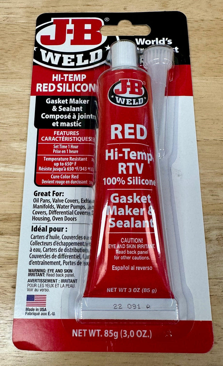 J-B Weld Red Hi-Temp Silicone