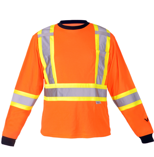 6015O Viking® Safety Cotton Lined Long Sleeve Shirt